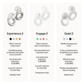 Loop Experience 2 Ear Plugs – Stylish Certified Hearing Protection for Concerts & Festivals, Live Events, Musicians, Sports, DJs and Nightlife – 17dB Noise Reduction Earplugs (High-Fidelity) 🍁 All In One Marketplace Canada