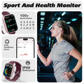 Smart Watch for Men Women with Bluetooth Call, Alexa Built-in, Heart Rate & Sleep Monitor, 1.83" DIY Dial Fitness Watch with 100+ Sport Modes, IP68 Waterproof, Compatible with Android iOS 🍁 All In One Marketplace Canada