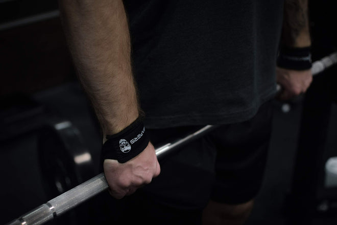 Gymreapers Lifting Wrist Straps for Weightlifting, Bodybuilding, Powerlifting, Strength Training, & Deadlifts - Padded Neoprene with 18" Cotton (Black) 🍁 All In One Marketplace Canada