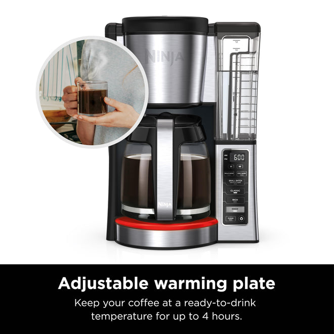 Ninja 12-Cup Programmable Coffee Maker with Glass Carafe – Classic & Rich Brew Styles, Delay Brew & Removable 60oz Water Reservoir, Black/Stainless Steel, CE250C (Canadian Version) 🍁 All In One Marketplace Canada