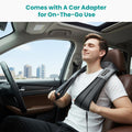 Nekteck Shiatsu Back Neck Massager,2026 Upgraded 3D Back Shoulder Kneading Massage Pillow, Deep Kneading Shoulder Massager with Heat, Waist Massage Pillow for Home Car and Office Use (NOT Cordless) 🍁 All In One Marketplace Canada