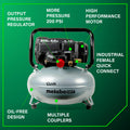 Metabo HPT Air Compressor, THE Tank, Portable Pancake Air Compressor 200 PSI, 6 Gallon Tank, Versatile for Use with Framing, Siding, Finish, Brad or Roofing Nailers, EC914S 🍁 All In One Marketplace Canada