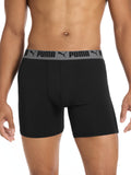 Puma Men's 4 Pack Active Stretch Boxer Briefs, Black, Large 🍁 All In One Marketplace Canada