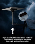 Starlink Mount, 360°Adjustable Starlink Gen 3 Mount Telescoping Support Arm with Pipe Adapter, Rustproof, Weatherproof for Concrete Walls/Wood Walls, Easy Installation for Starlink Standard 4/4X/V3 🍁 All In One Marketplace Canada