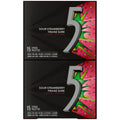 5 Gum Strawberry-Flood Flavoured Sugar Free Chewing Gum, 15 Sticks, 10 Packs 🍁 All In One Marketplace Canada
