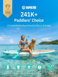 Niphean Inflatable Stand Up Paddle Board with SUP Accessories, 10'6'' All-Round Inflatable SUP, Anti-Slip EVA Deck, Inflatable Paddle Board for Adults & Youth 🍁 All In One Marketplace Canada