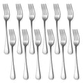 Set of 12, Stainless Steel Dinner Forks Silverware Set, Heavy-Duty Dinner Forks (8 Inch) Cutlery Set, Dishwasher Safe (Silver) 🍁 All In One Marketplace Canada