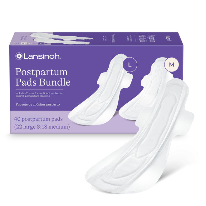 Lansinoh Postpartum Maxi Pads Bundle, 40 Count 🍁 All In One Marketplace Canada