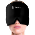 TheraICE Migraine Relief Cap | Soothing Headache Hat Ice Pack Mask | Face Cold Compress Cooling Gel Head Wrap Products for her Sinus Tension Stress Hangover & Puffy Eyes | Great Birthday Gift for Mom 🍁 All In One Marketplace Canada