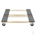 VEVOR Furniture Dolly, 1000 lbs Each Load Capacity, 2 Packs, 18" x 30", 8 x 3" PP Swivel Casters, Heavy Duty Hardwood Furniture Moving Dolly, Mover's Dolly, Moving Cart with Wheels for Heavy Furniture 🍁 All In One Marketplace Canada