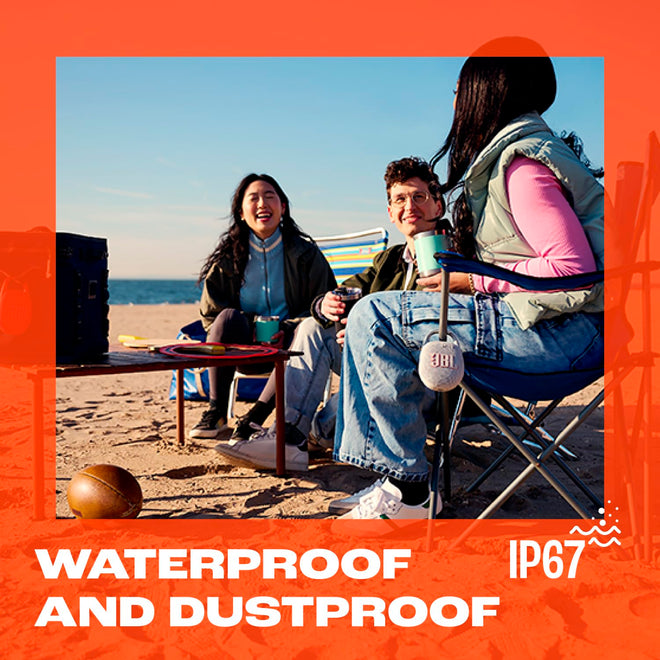 JBL Clip 5 - Ultra-Portable, Waterproof & Dustproof Bluetooth Speaker, Big Pro Sound with Punchy bass, Integrated Carabiner, Up to 12 Hours of Play, Made in Part with Recycled Materials (Sand) 🍁 All In One Marketplace Canada