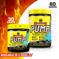 MAMMOTH PUMP – Pre Workout Powder, Superior Muscle Pumps, Increase Strength & Endurance, Explosive Power & Energy Supplement, Heightened Focus, Quick Recovery, Reduced Soreness (30 Serves, Blue Raspberry) 🍁 All In One Marketplace Canada