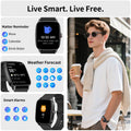 Smart Watch for Men Women, Bluetooth Call Smartwatch with AI Voice, 1.85" HD Fitness Watch, Heart Rate/Steps/Sleep Monitor, 100+ Sports Modes, IP68 Waterproof Watch for Android iOS 🍁 All In One Marketplace Canada