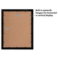 Americanflat 11x14 Picture Frame with Shatter-Resistant Glass - Use as 8x10 Frame with Mat or Display 11x14 Photo Without Mat - Signature Collection - Picture Frames for Wall Display - Black 🍁 All In One Marketplace Canada