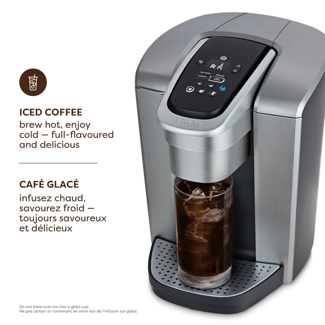Keurig K-Elite Single Serve K-Cup Pod Coffee Maker, With Iced Brew Functionality And Quiet Brew Technology, Brushed Silver 🍁 All In One Marketplace Canada
