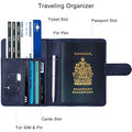 WALNEW RFID Blocking Passport Holder Travel Wallet Cover Case 🍁 All In One Marketplace Canada
