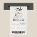 Utopia Bedding Twin/Single Bed Sheets - 3 Piece Twin Size Cooling Sheet Set - Hotel Luxury Soft Breathable Microfiber, Oeko-TEX, Deep Pocket Easy Fit & Care, Fade & Wrinkle Resistant, White 🍁 All In One Marketplace Canada