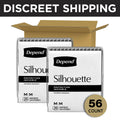 Depend Silhouette Adult Incontinence Underwear for Women, Maximum Absorbency, Medium, Pink, 56 Count (2 Packs of 28) 🍁 All In One Marketplace Canada