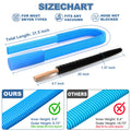 PetOde 2 Pieces Dryer Vent Cleaning Kit, Dryer Vent Cleaner Lint Vacuum Attachment Compatible with Most Vacuum Cleaner and Flexible Dryer Lint Brush, Stretch Universal Connector Lint Remover, Blue 🍁 All In One Marketplace Canada