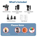 Electric Air Pump, AGPtEK Portable Quick-Fill Air Pump with 3 Nozzles, 4500 Pa 110V AC/12V DC, Perfect Inflator/Deflator Pumps for Outdoor Camping, Inflatable Cushions, Air Mattress Bed, Swimming Ring 🍁 All In One Marketplace Canada