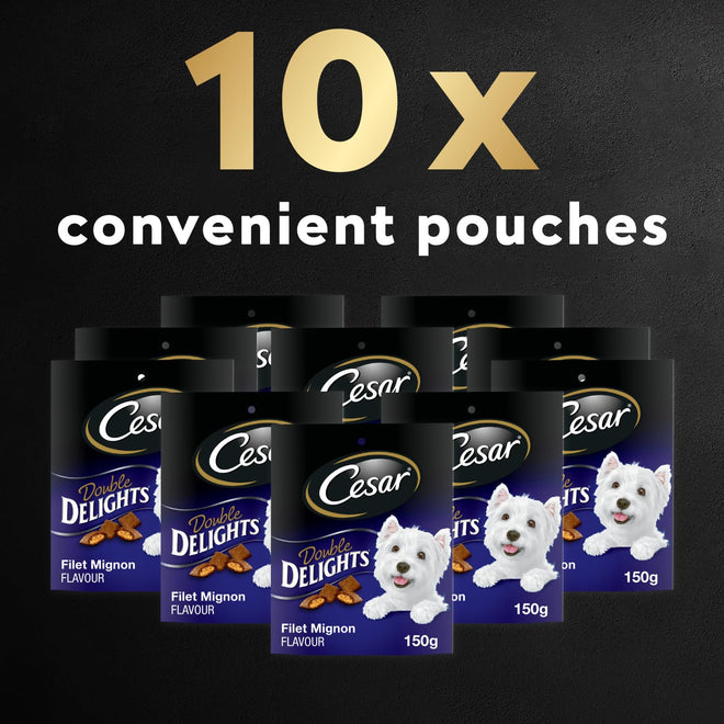 CESAR Double Delights Adult Dog Treats, 150g (10 pack) 🍁 All In One Marketplace Canada