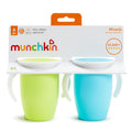 Munchkin Miracle 360˚ Trainer Cup, 7oz, 2Pk, Blue/Green, Blue, Green, 7 Ounce 🍁 All In One Marketplace Canada