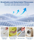 CosBed Cervical Neck Pillow, Ergonomic Memory Foam Pillows for Neck Pain Relief with Breathable Pillowcase, Contour Neck Support Pillow for Side Back Stomach Sleepers White 🍁 All In One Marketplace Canada
