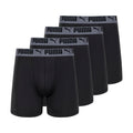 Puma Men's 4 Pack Active Stretch Boxer Briefs, Black, Large 🍁 All In One Marketplace Canada