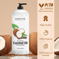 Majestic Pure Fractionated Coconut Oil – Lightweight Liquid Carrier Oil for Essential Oils, Massage, Skin, Hair & DIY Personal Care Applications – 16 Fl Oz 🍁 All In One Marketplace Canada