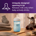 Philips Avent Natural Baby Bottles with Natural Response Nipples (Medium Flow, Flow 3), 9oz, Blue, 3-pack, SCY903/23 🍁 All In One Marketplace Canada
