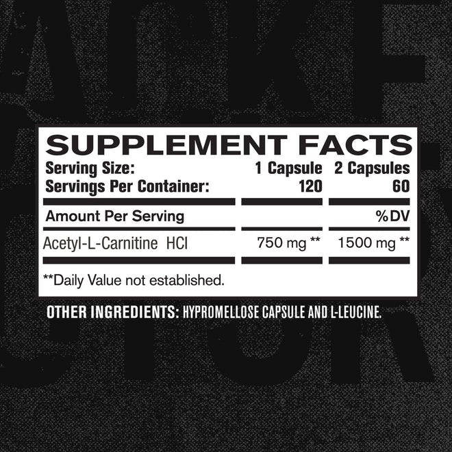 Acetyl L Carnitine Supplement 750mg - Extra Strength L-Carnitine (ALCAR) for Energy, Mood Improvement, Memory & More - 120 Capsules 🍁 All In One Marketplace Canada