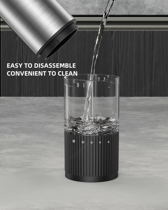 Salt and Pepper Grinder Set, Automatic Salt and Pepper Grinder, USB-C Rechargeable with 5 Adjustable Coarseness, One Hand Operation 🍁 All In One Marketplace Canada