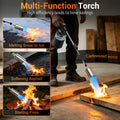 Sondiko Propane Torch Weed Burner, Ideal Weed Torch, Gas Welding Equipment, Heavy Duty Blow Torch with Turbo Trigger for Garden Stumps Wood Snow and Roofing 🍁 All In One Marketplace Canada