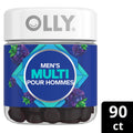 OLLY Men's Multi Gummy Supplement with no artificial flavours and colours Blackberry Blitz multivitamin to help support men's health 45 day supply 90 gummies 🍁 All In One Marketplace Canada