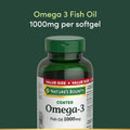 NATURE'S BOUNTY Omega-3 Fish Oil, 1000 mg, Softgels, 262.1 g 🍁 All In One Marketplace Canada