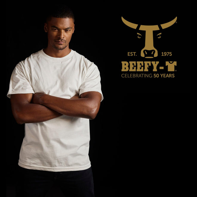 Hanes Size Men's Beefy Short Sleeve Tee Value Pack (2-Pack), Black, 4X-Large/Tall 🍁 All In One Marketplace Canada