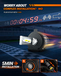 SEALIGHT 9003 H4 HB2 LED Headlight Bulbs, 45000 Lumens Super Bright LED Bulbs, 6000K Super Bright White Halogen Replacement Bulbs, Quick Installation, Pack of 2 🍁 All In One Marketplace Canada