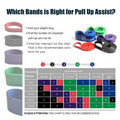 Polygon Pull Up Assist Resistance Exercise Bands, Heavy Duty Assistance Loop Mobility Band, for Body Stretching, Muscle Toning, Powerlifting, Resistance Training, Physical Therapy, Home Workouts(Set) 🍁 All In One Marketplace Canada