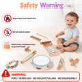 Wooden Musical Instruments for Toddlers 1-3 - Montessori Educational Toys for 1 2 3 Year Old Baby Kids, with Xylophone, One 1st 2st Christmas Birthday Gifts for Girls Boys 🍁 All In One Marketplace Canada