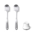 OXO Tot Bottle Brush with Nipple Cleaner and Stand – Gray, 2-Pack 🍁 All In One Marketplace Canada