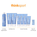 Thinksport SPF 50+ Mineral Sunscreen Lotion, 3oz , White 🍁 All In One Marketplace Canada