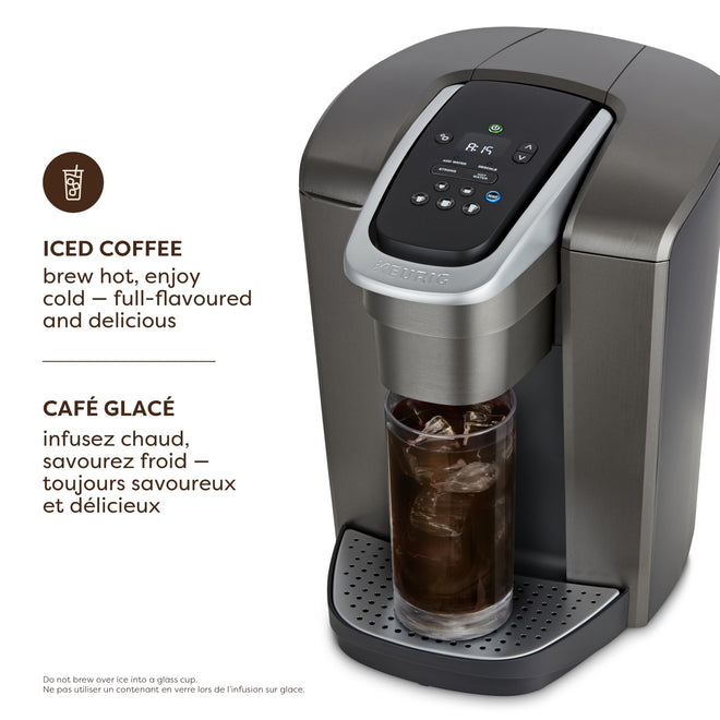 Keurig K-Elite Single Serve K-Cup Pod Coffee Maker, With Iced Brew Functionality And Quiet Brew Technology, Brushed Slate 🍁 All In One Marketplace Canada