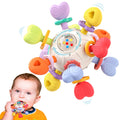 Infinno Baby Teething Toy with Rattle Spinner, BPA-Free Silicone for Baby 🍁 All In One Marketplace Canada