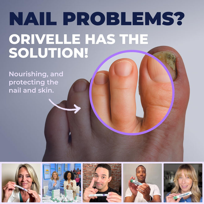 Orivelle Toenail Care Pen - Extra Strength Toe Nail Remedy - Professional Nail Solution for Fingernail with Tea Tree Oil (Pack of 4) 🍁 All In One Marketplace Canada