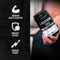 L-Glutamine Powder 500g, 100 Servings - Vegan Fermented L Glutamine for Post Workout Muscle Recovery, Immunity, Digestive Health - Tested & Trusted, No Artificial Fillers - Unflavored 🍁 All In One Marketplace Canada