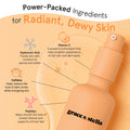 grace & stella Vitain C Serum (50ml /1.7 fl oz) - Brightening Vitamin C Face Serum with Hyaluronic Acid - To Reduce Dullness & Dark Spots - Vegan Skincare 🍁 All In One Marketplace Canada
