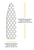 Whitmor Deluxe Ironing Board Cover and Pad (Ironing board not included) - Medallion Grey 🍁 All In One Marketplace Canada