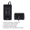 CyberPower ST425 Standby UPS Battery Backup and Surge Protector, 425VA/260W, 8 Outlets, Compact, UL Certified 🍁 All In One Marketplace Canada