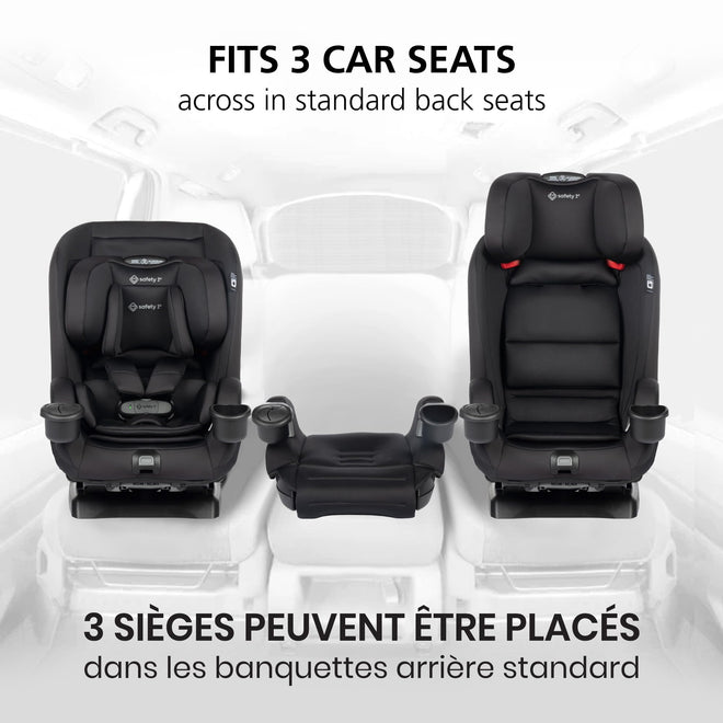 Safety 1st EverSlim 4-in-1 Convertible All-in-One Car Seat, infant to toddler, rear and forward facing, booster mode, backless booster, Fits 3 across, Washable seat, Birth to 10 years, Hexagon Horizon 🍁 All In One Marketplace Canada