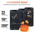 TOZO A1 Wireless Earbuds Bluetooth 5.3 Light Weight in Ear IPX5 Waterproof Headphones 2 Mic for AI Calls, Immersive Premium Sound Bass Headset with Charging Case, 32 Presets EQ Customization via App 🍁 All In One Marketplace Canada